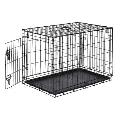 Amazon Basics Folding Metal Dog Crate