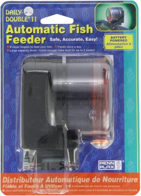 Penn-Plax Daily Double II Automatic Fish Feeder