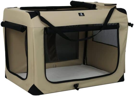 X-ZONE PET 3-Door Folding Soft Dog Crate