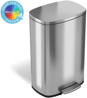 iTouchless SoftStep Trash Can
