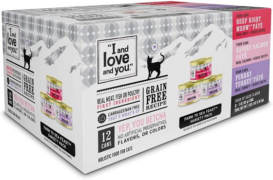 “I and love and you" Naked Essentials Grain-Free Canned Wet Cat Food