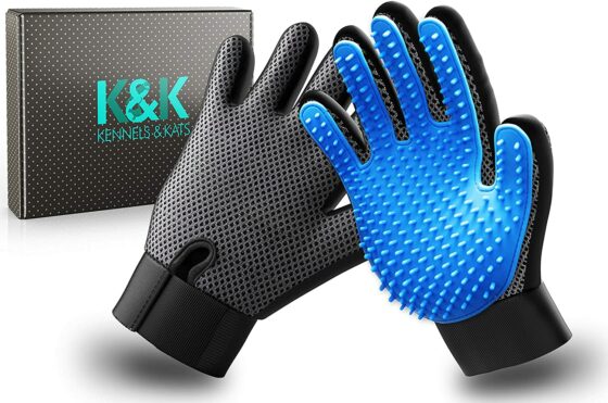 K&K Pet Grooming Gloves