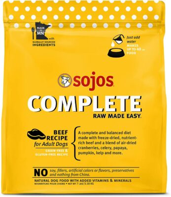Sojos Complete Freeze-Dried Grain-Free Dog Food