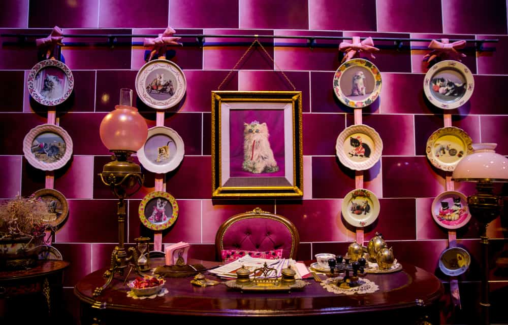 office of Dolores Umbridge at Harry Potter studios