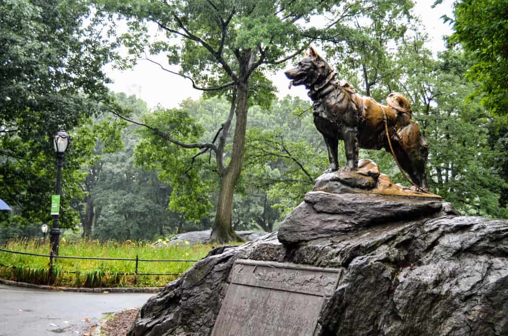 balto statue at central park